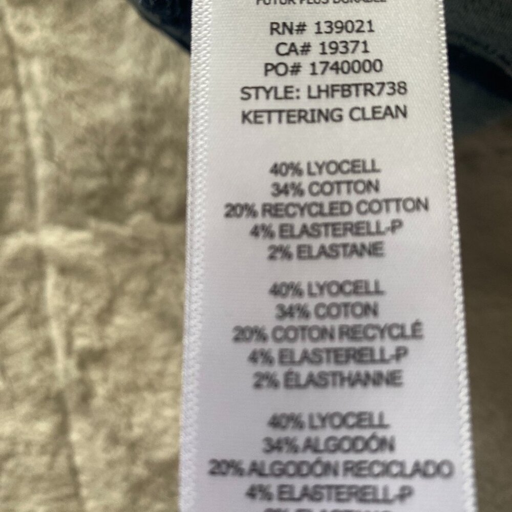 FRAME Le High Flare medium/dark wash jeans with D-ring belt - Picture 7 of 14